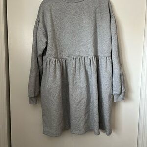 Sz L Cozy Gray  Dress